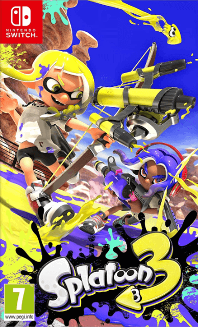 Splatoon 3 + Expansion Pass box art for Nintendo Switch